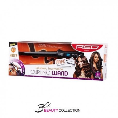 RED 1" TO 1/2" CURLING WAND no.CIW03