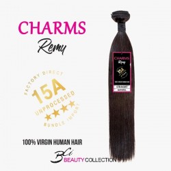 CHARMS REMY UNPROCESSED 100% VIRGIN HUMAN HAIR Straight 15A 10"-22"