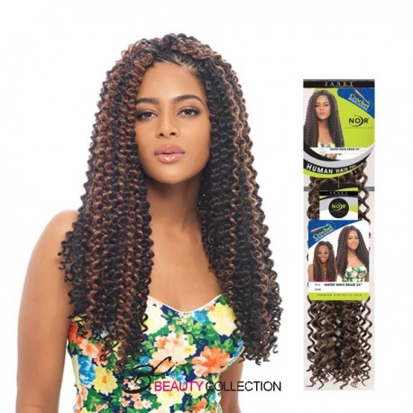 Janet Collection Noir Water Wave braid 24"