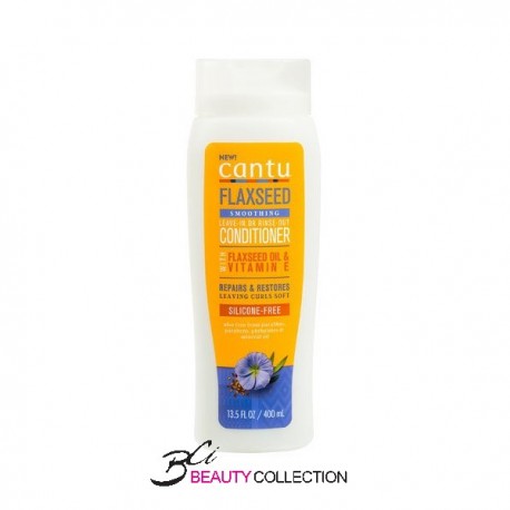 Cantu Flaxseed Smoothing Leave-In or Rinse Out Conditioner 13.5 fl.oz