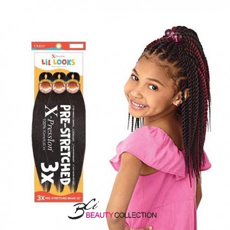 Outre X-PRESSION LIL LOOKS 3X PRE-STRETCHED BRAID 32"