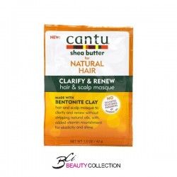 CANTU SHEA BUTTER FOR NATURAL HAIR CLARIFY & RENEW HAIR & SCALP MASQUE 1.5OZ