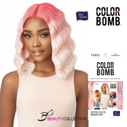 OUTRE SYNTHETIC COLOR BOMB SWISS LACE FRONT WIG-GEMINI