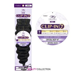 OUTRE MYTRESSES PURPLE LABEL CLIP IN 7PCS- CRYSTAL DEEP 14″