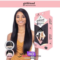 SHAKE N GO GIRLFRIEND 100% HUMAN HAIR HD LACE FRONT 5″C-PART WIG – STRAIGHT 24″
