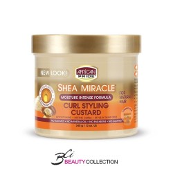 AFRICAN PRIDE SHEA BUTTER MIRACLE CURL STYLING CUSTARD 12OZ