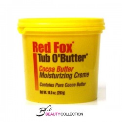 RED FOX TUB O’BUTTER COCOA BUTTER MOISTURIZING CREME 10.5 OZ