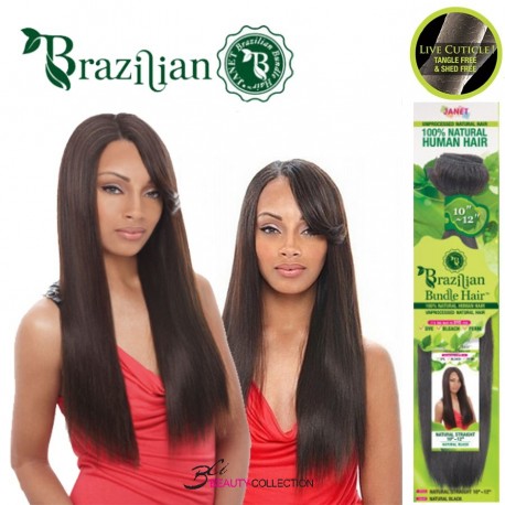 JANET COLLECTION BRAZILIAN NATURAL STRAIGHT WEAVE