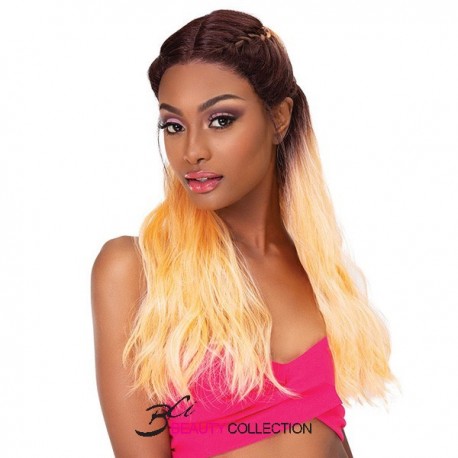 JANET COLLECTION EXTENDED PART LACE BRAID SUNSHINE WIG