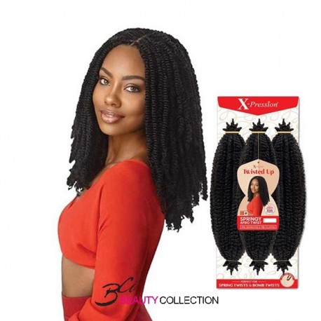 OUTRE X-PRESSION TWISTED UP CROCHET BRAID - SPRINGY AFRO TWIST 16"