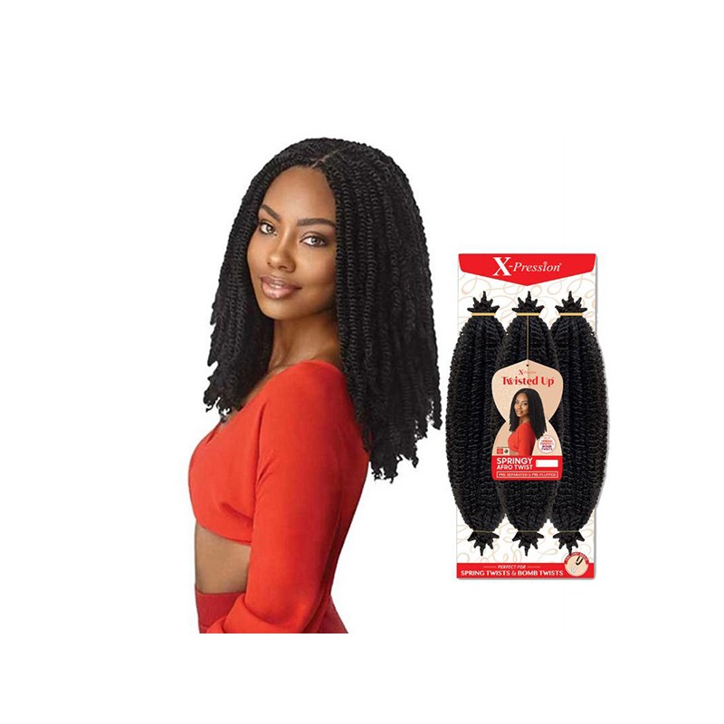outre xpression twisted up springy afro twist